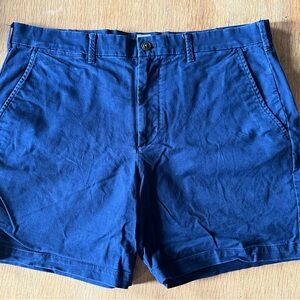 GAP Blue Flat Front Shorts Vibrant Cotton Blend